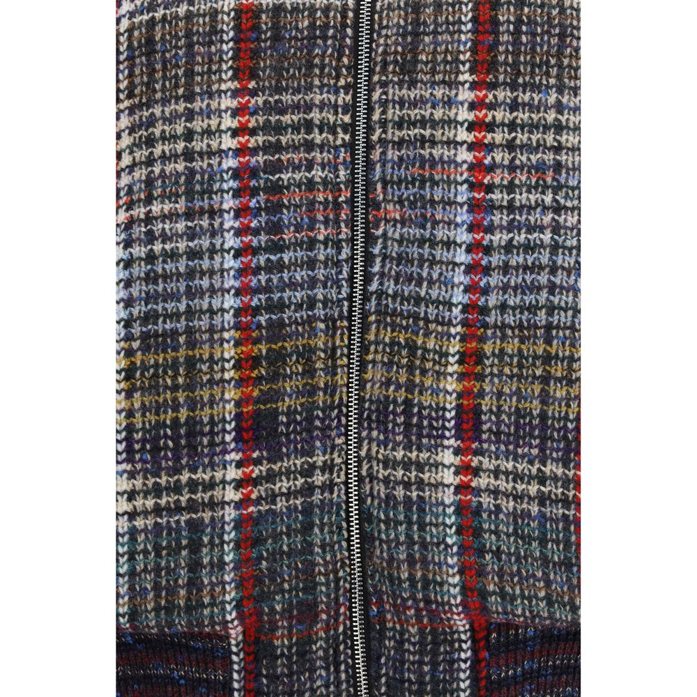 Missoni Multicolor Bomberjacke aus Wolle Oves Aries