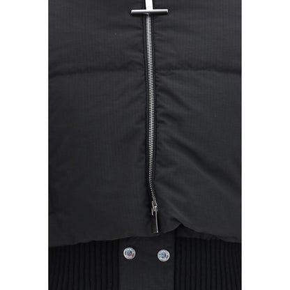 Thom Browne Black Polyamide Full-Length Jacket