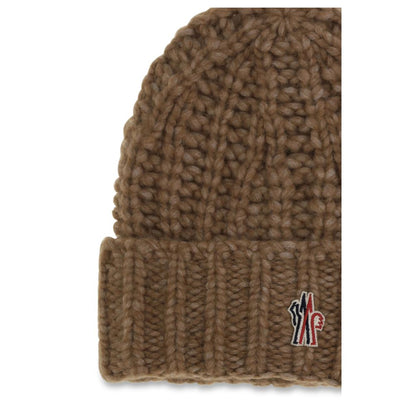 Moncler Grenoble Brown Alpaca Vicugna Pacos Beanie