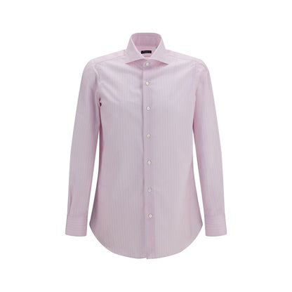 Finamore Multicolor Cotton Dress Shirt