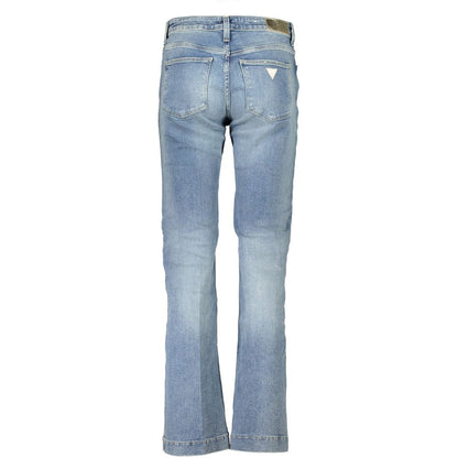 Guess Jeans Blue Cotton Flared Jeans