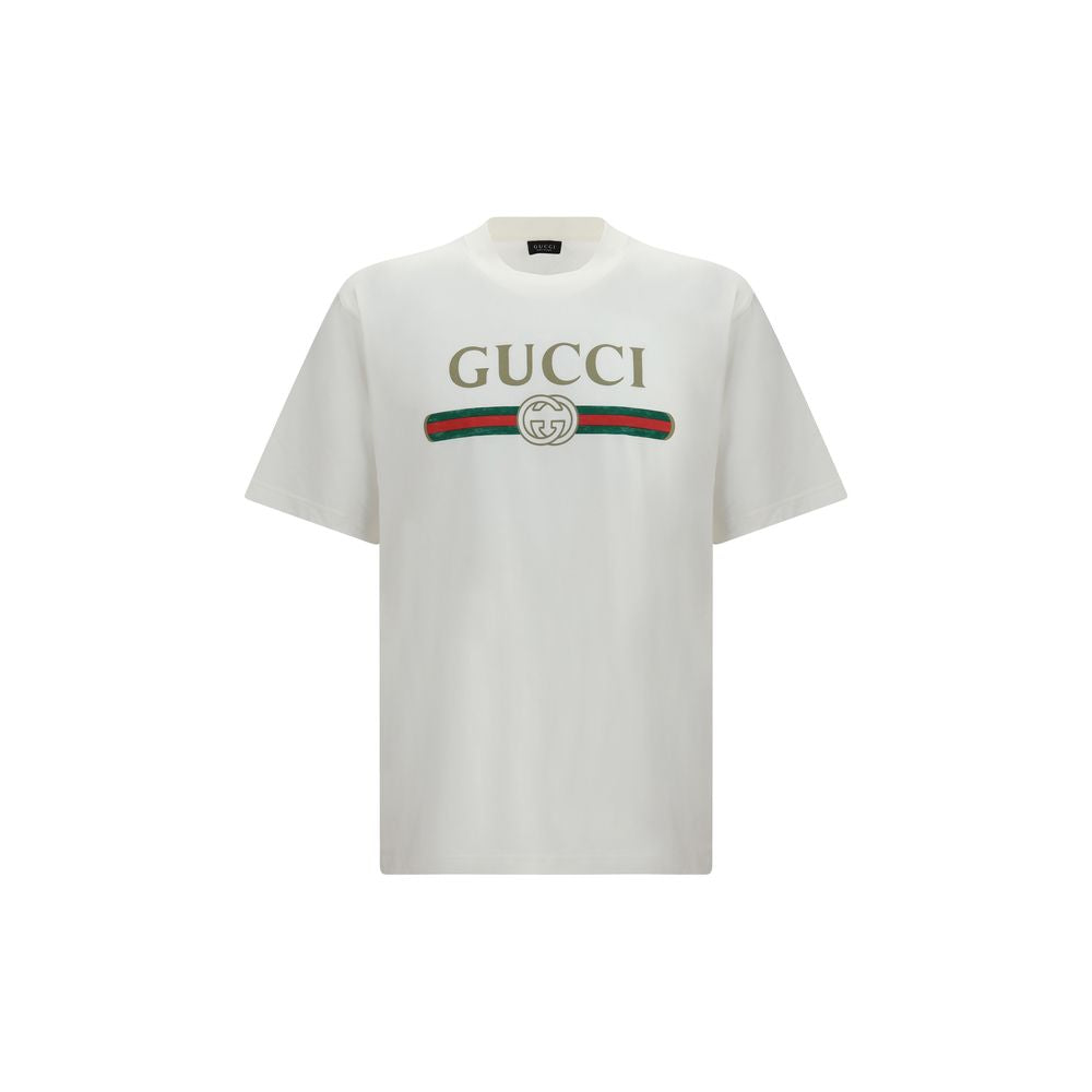 Gucci T-Shirt aus weißer Baumwolle