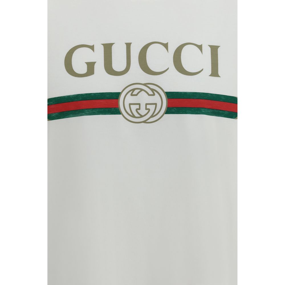 Gucci T-Shirt aus weißer Baumwolle