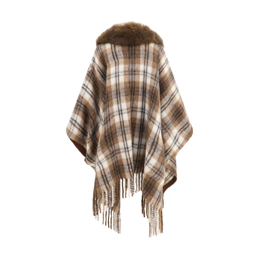 Moncler Grenoble Beige Mohair Coat