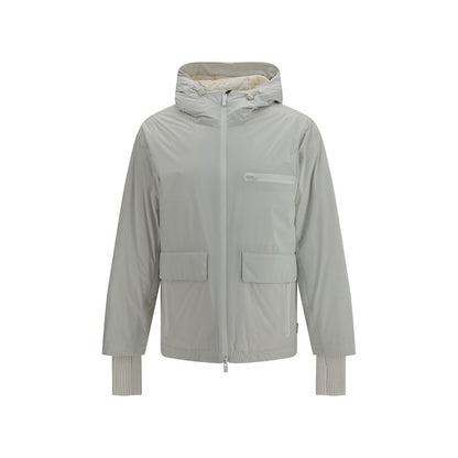 LAMINAR Gray Goose Down Shell Jacket