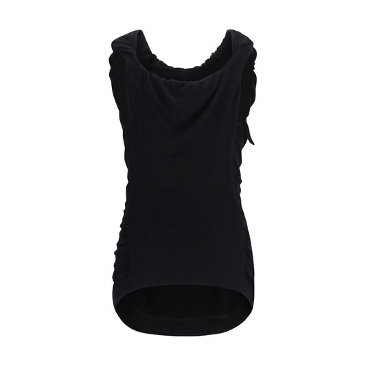 Vivienne Westwood Kurzarmhemd aus schwarzer Viskose