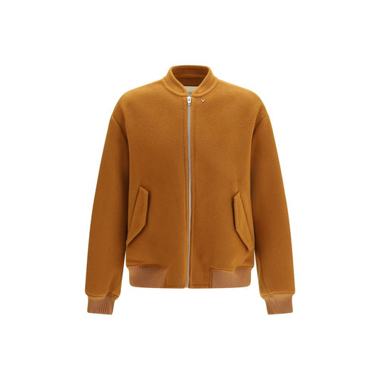 Valentino Garavani Brown Wool Oves Aries Bomber