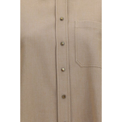 Brunello Cucinelli Beige Denim Shirt