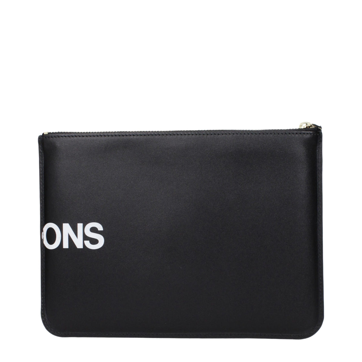 Comme Des Garçons Black Leather Clutch Bag