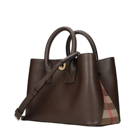 Burberry Handtasche aus braunem Leder