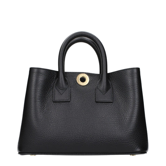 Burberry Schwarze Lederhandtasche