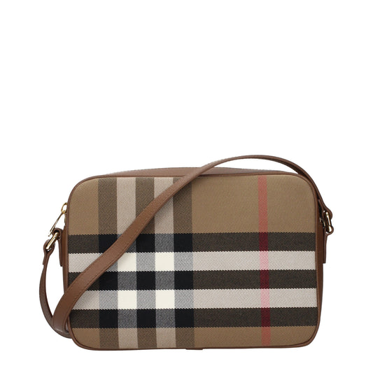 Burberry Umhängetasche aus beigem Stoff