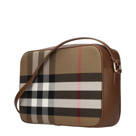 Burberry Umhängetasche aus beigem Stoff