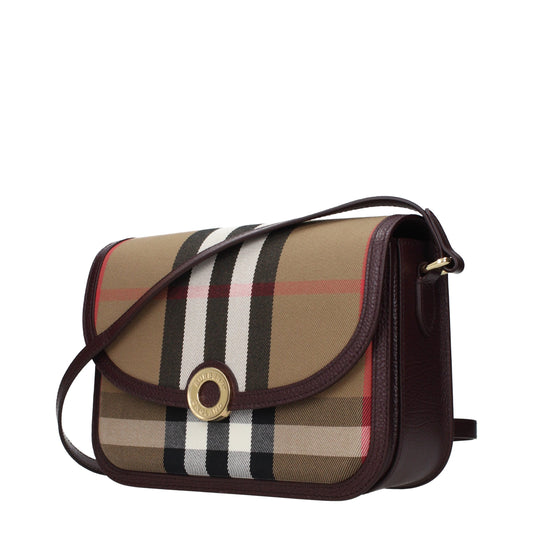 Burberry Umhängetasche aus braunem Stoff