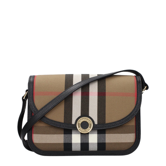 Braune Burberry-Umhängetasche aus Stoff