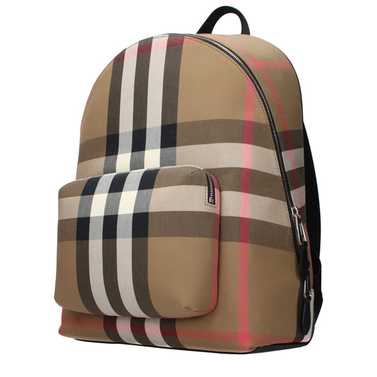 Burberry Rucksack aus beigem Stoff