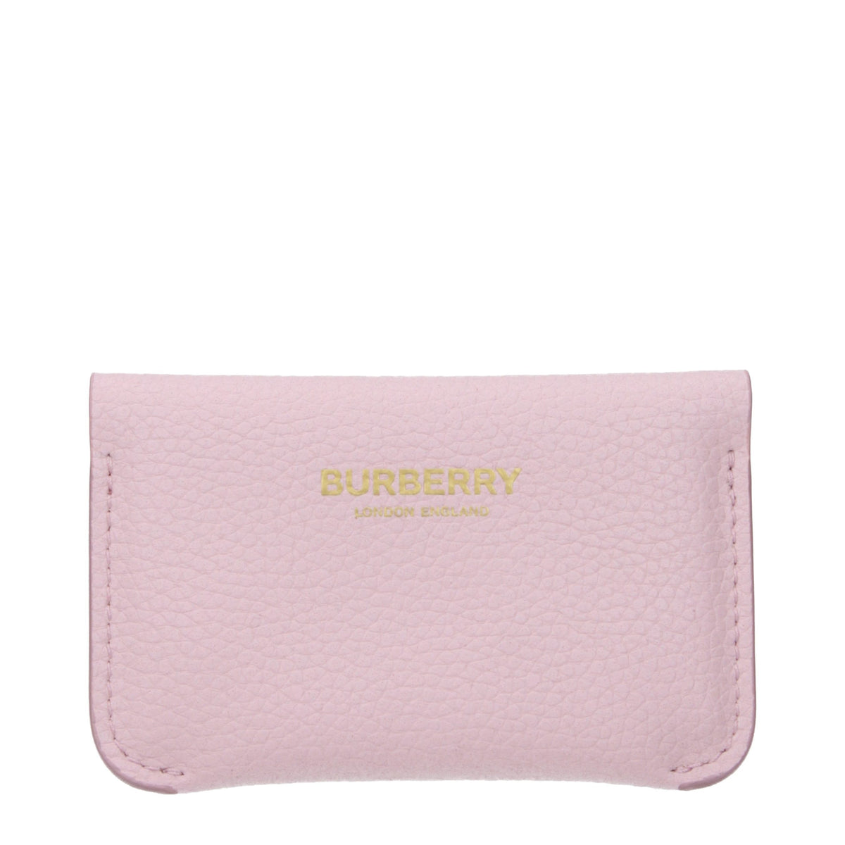 Burberry Kartenetui aus rosa Leder