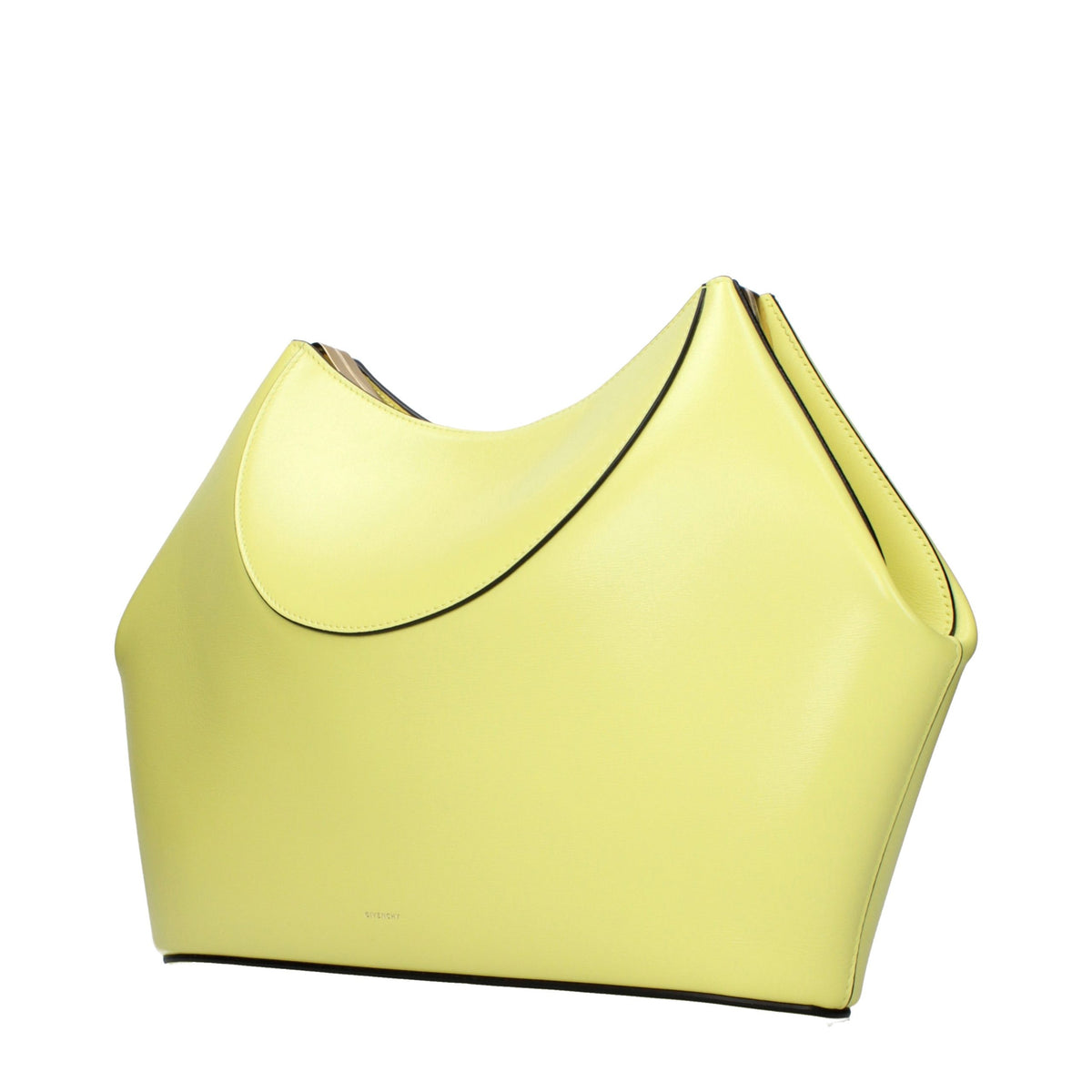 Givenchy Clutch aus gelbem Leder