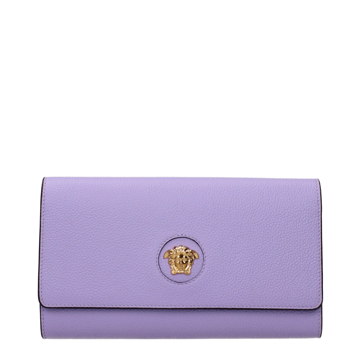 Versace Clutch-Tasche aus lila Leder