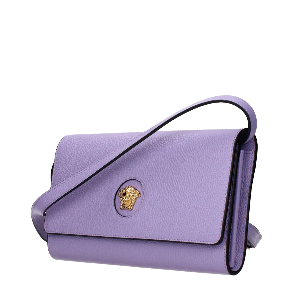 Versace Clutch-Tasche aus lila Leder