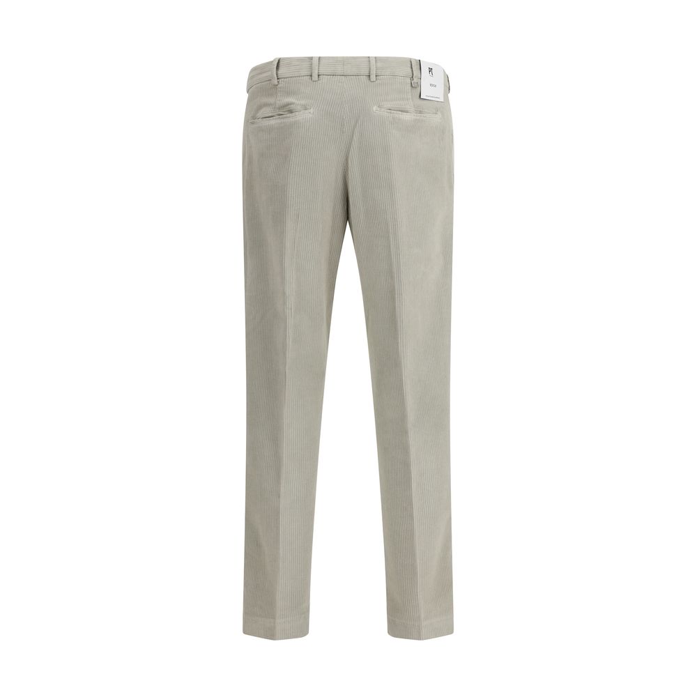 PT Torino Gray Cotton Casual Pants