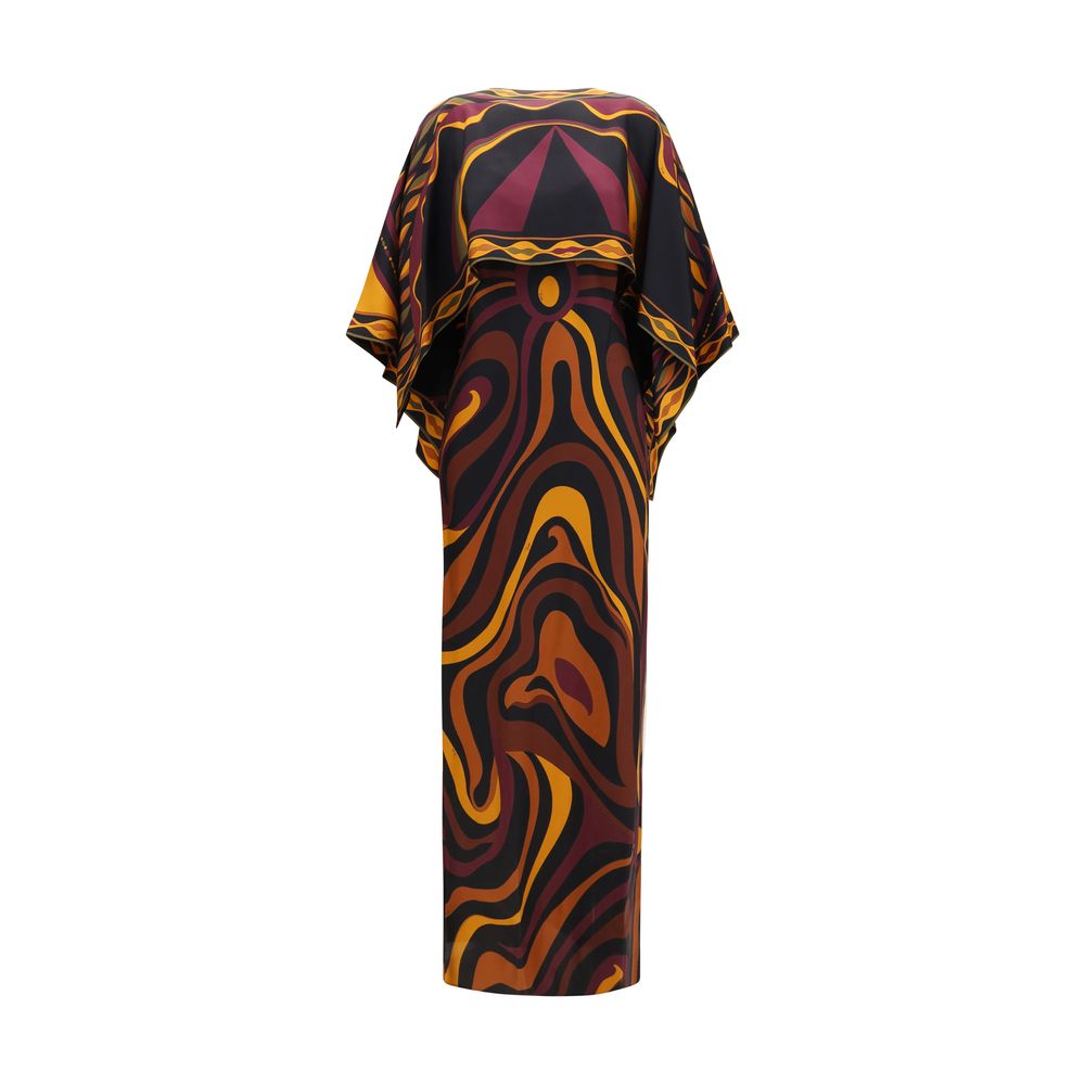 Emilio Pucci Freizeitkleid aus mehrfarbiger Seide