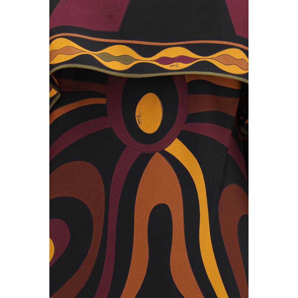 Emilio Pucci Freizeitkleid aus mehrfarbiger Seide