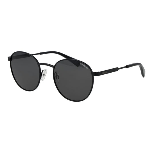 Polaroid Sonnenbrille aus schwarzem Edelstahl