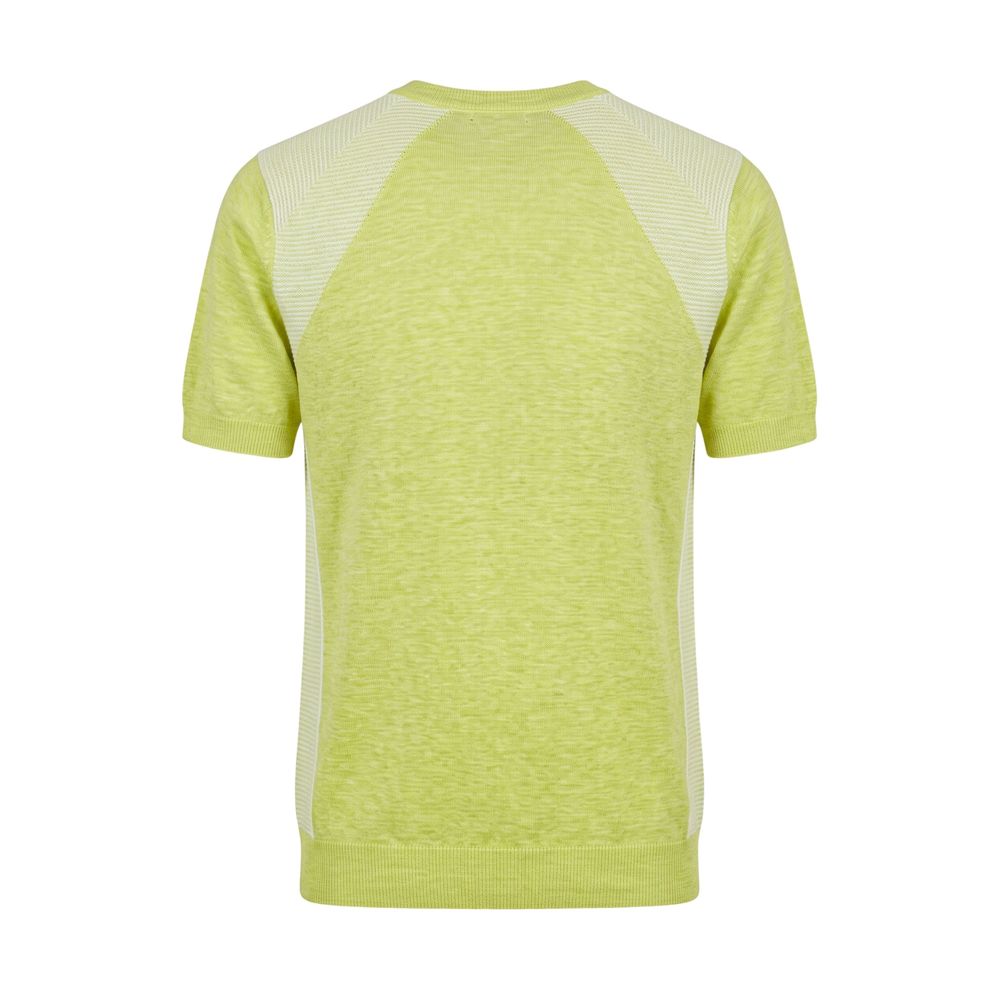 Malo Green Linen Men Sweater