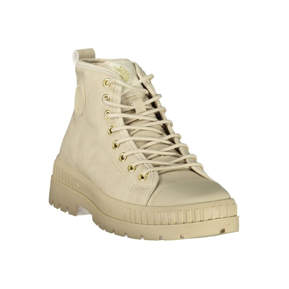U.S. POLO ASSN. Beige Polyurethane Women's Boot