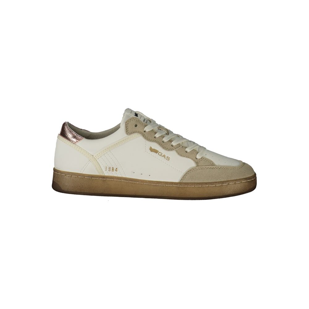 Gas Bianco Polyurethane Women Sneaker