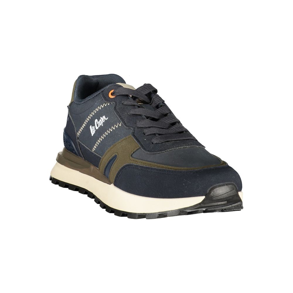 LEE COOPER Blue Polyester Athletic Sneakers