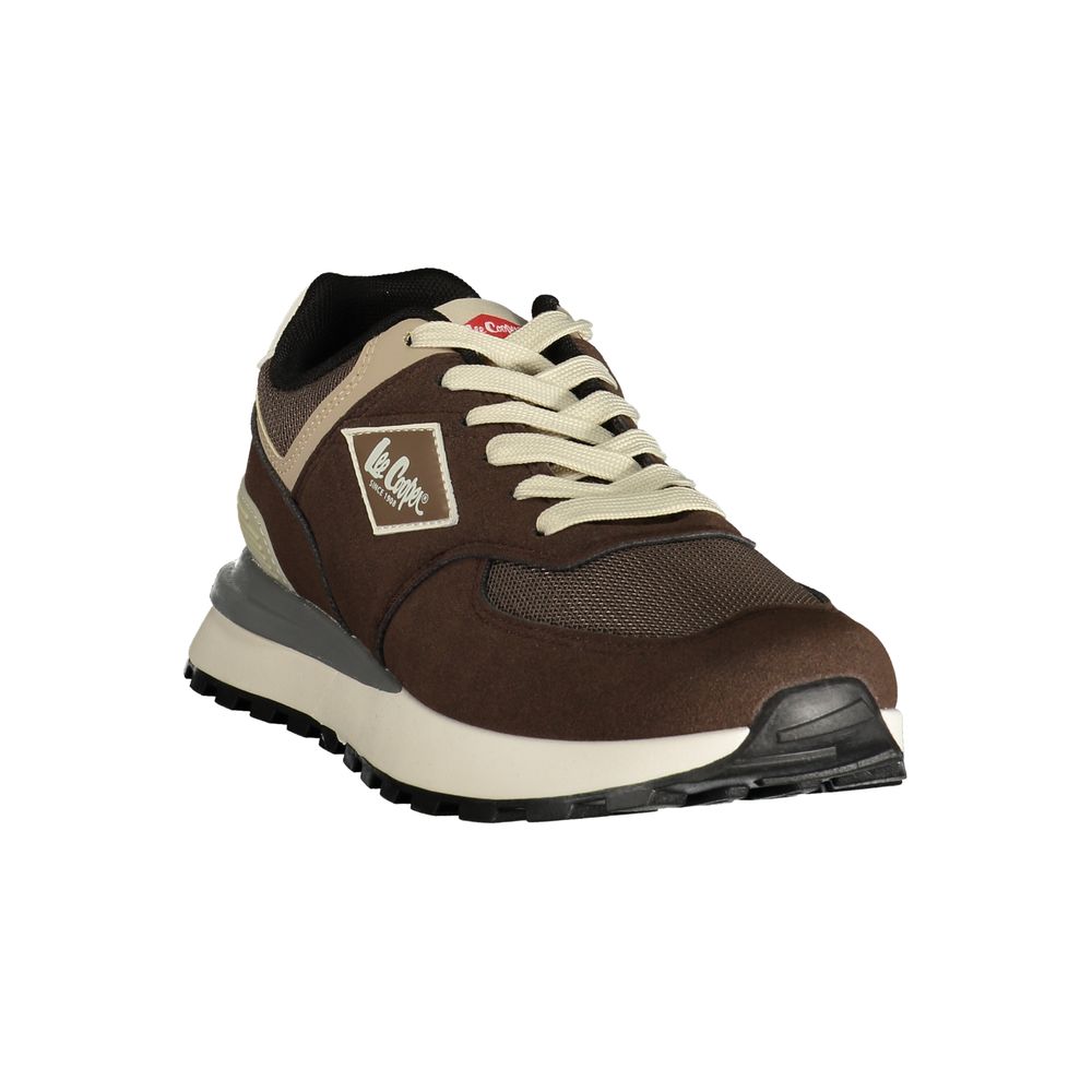 LEE COOPER Brown Polyester Athletic Sneakers