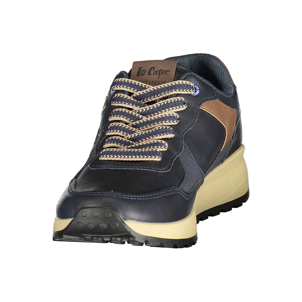 LEE COOPER Blue Polyurethane Men Sneaker