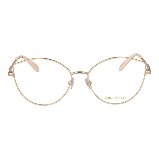 Emilio Pucci Beige Metal Glasses (Frames)