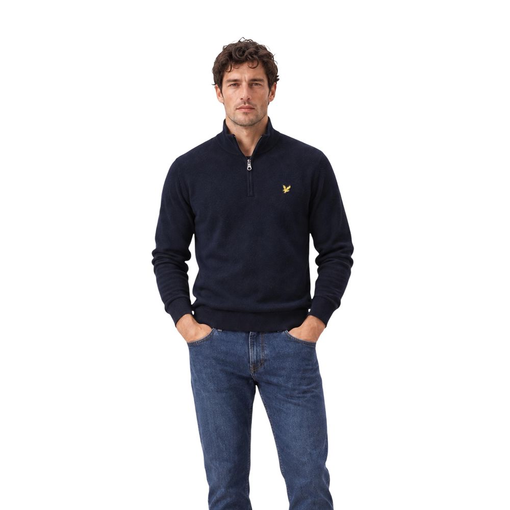 Lyle & Scott Blue Cotton Sweatshirt