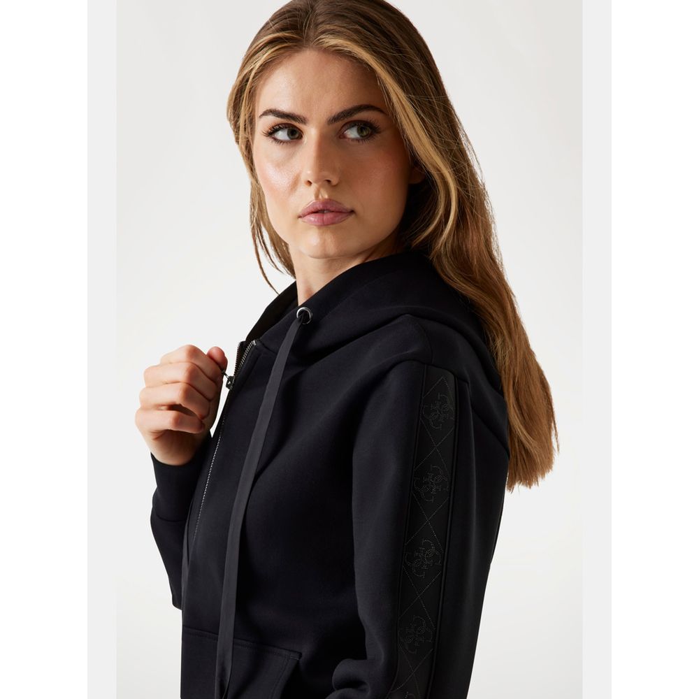 Guess Black Polyester Sweatshirt