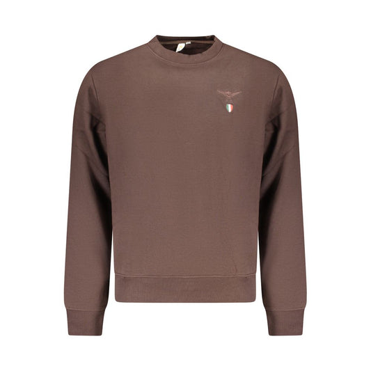 Accademia Militare Brown Cotton Men's Sweatshirt