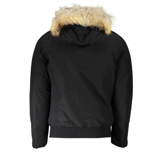 Woolrich Black Cotton Men Jacket
