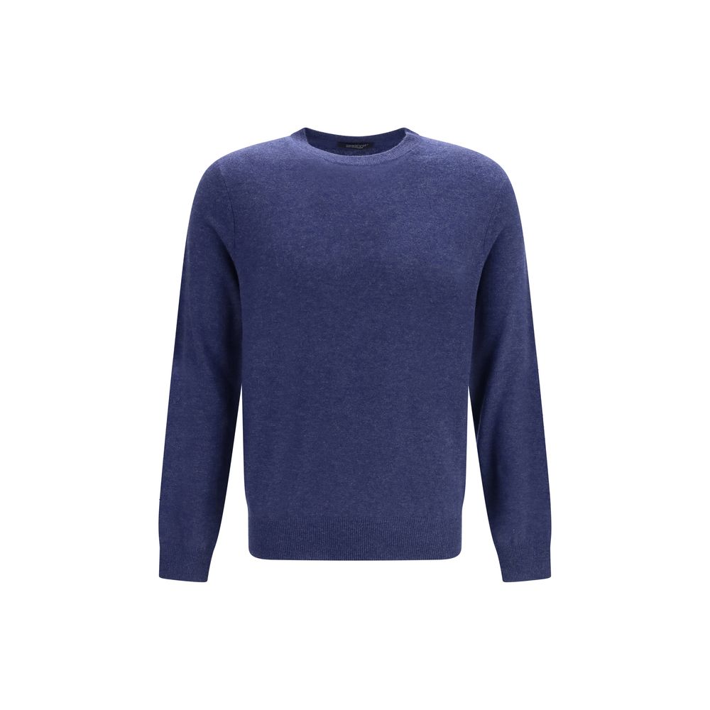 Aragona Cashmere Blue Cashmere Sweater