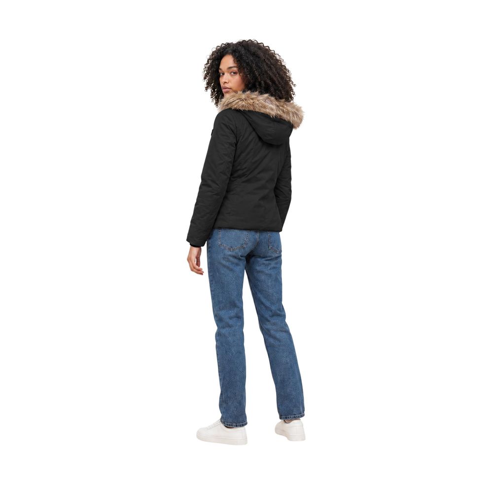 Refrigiwear Black Polyester Full-Length Jacket