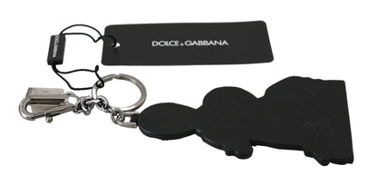 Dolce &amp; Gabbana Leder Dominico Stefano #DGFAMILY Logo-Schlüsselanhänger