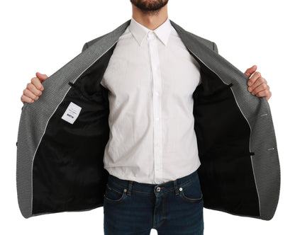 Dolce &amp; Gabbana – Grauer, schmal geschnittener MARTINI-Blazer