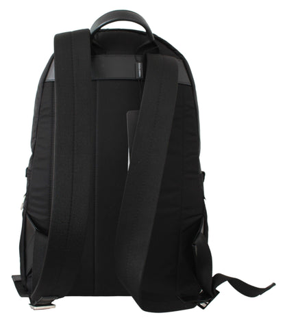 Dolce &amp; Gabbana Schwarzer Schulrucksack „Goldenes Schwein des Jahres“