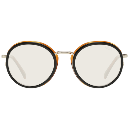 Emilio Pucci Sonnenbrille aus schwarzem Metall und Kunststoff