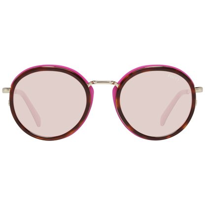 Emilio Pucci Braune Sonnenbrille aus Metall und Kunststoff