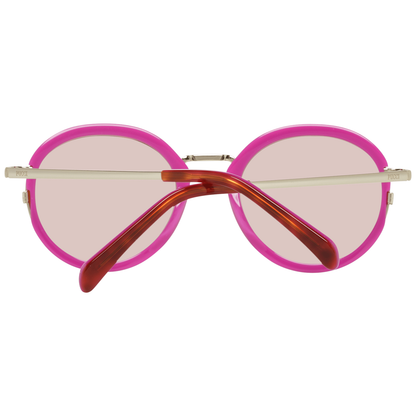 Emilio Pucci Braune Sonnenbrille aus Metall und Kunststoff