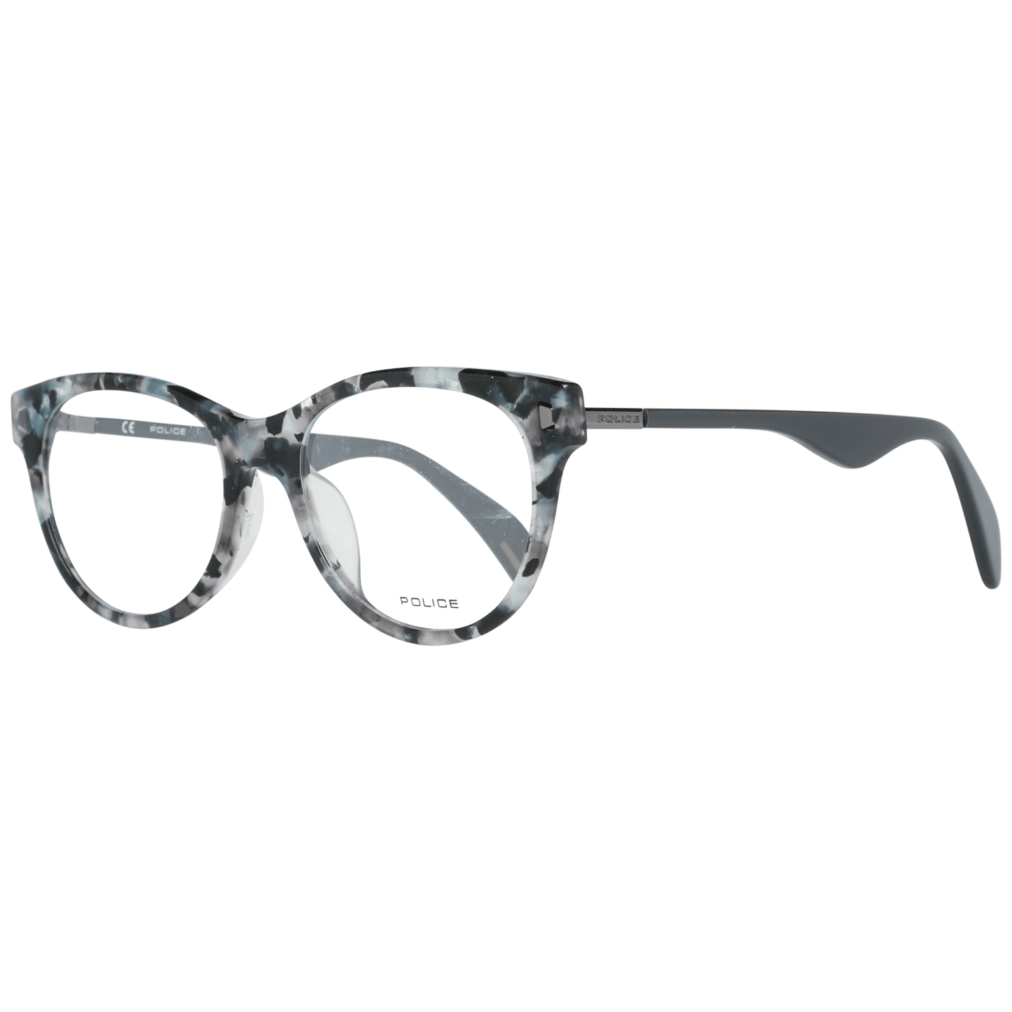 Police Elegante graue Vollrandbrille für Damen