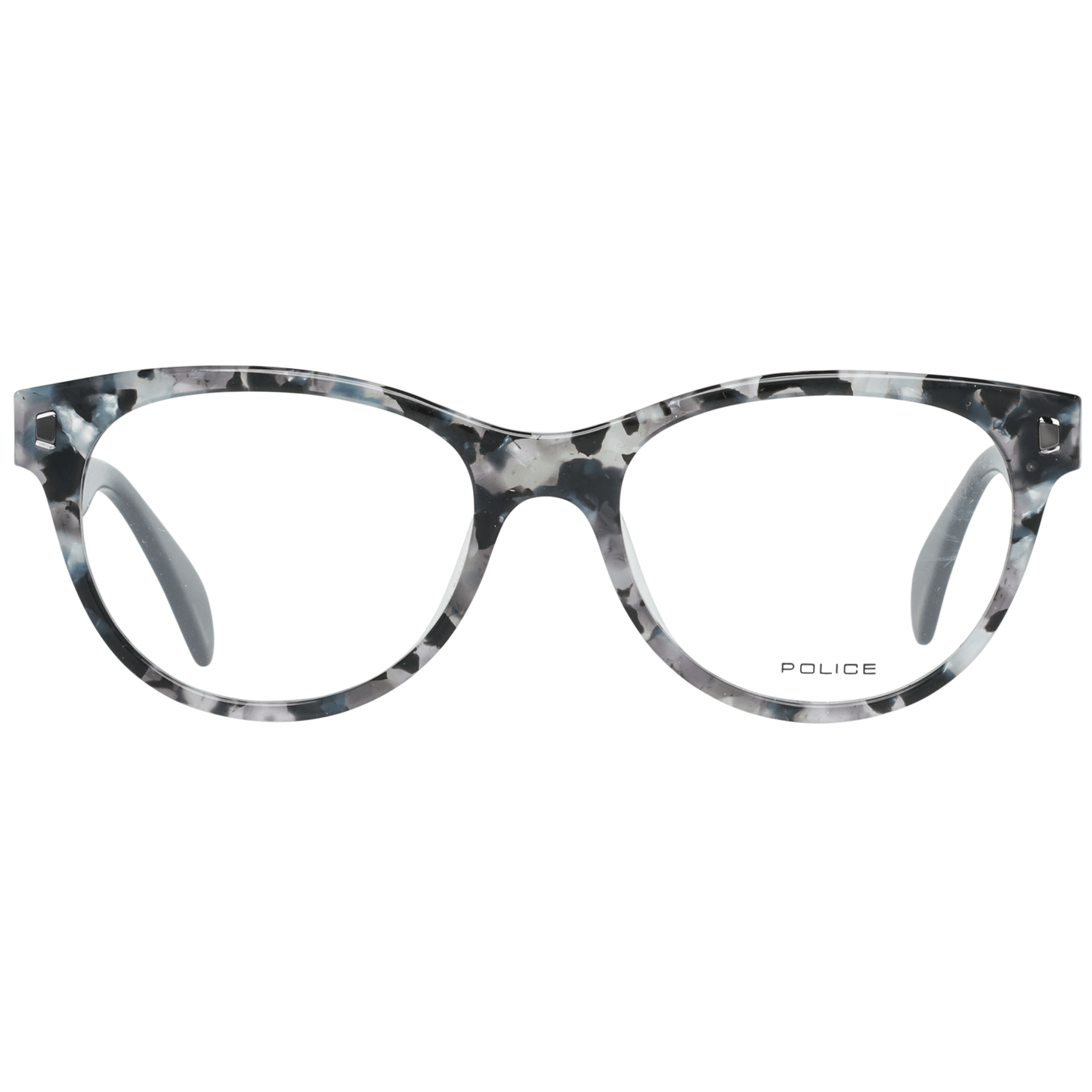 Police Elegante graue Vollrandbrille für Damen
