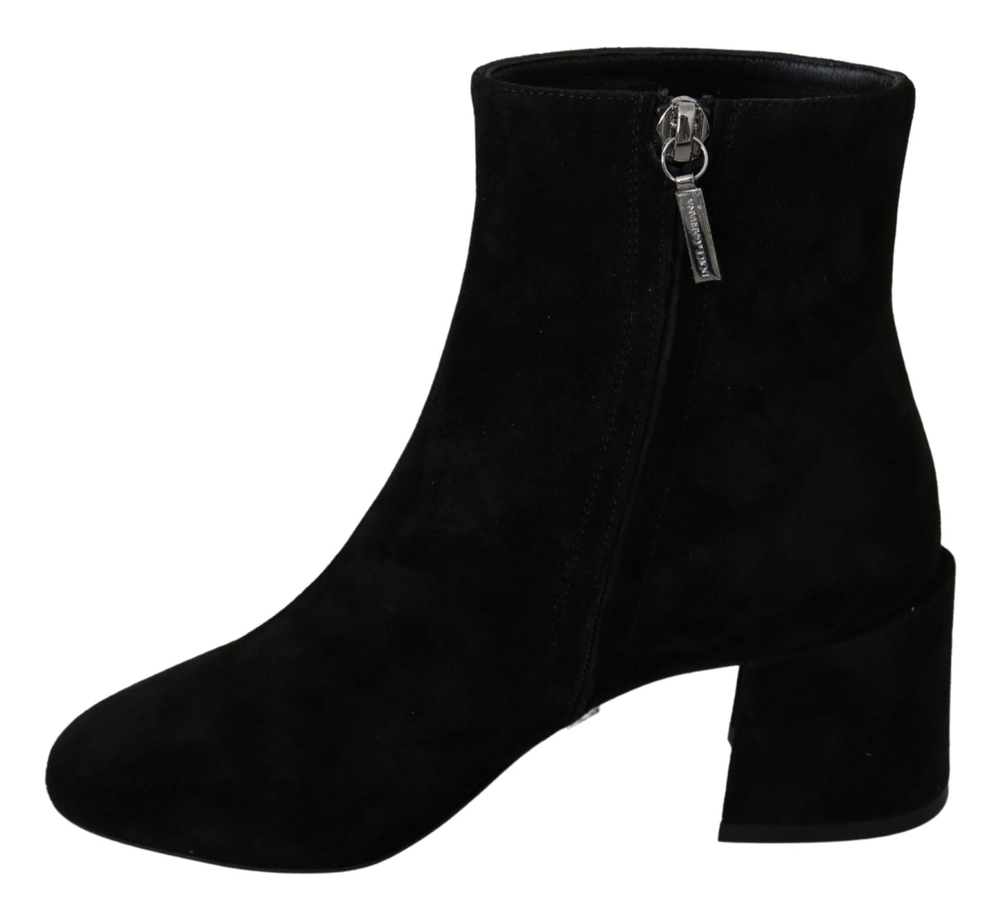 Dolce &amp; Gabbana L'Amore E'Bellezza Stiefel aus schwarzem Wildleder